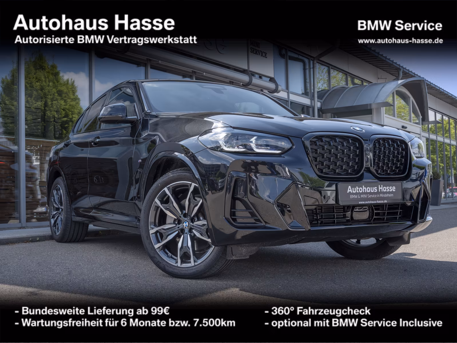 BMW X4 xDrive30d M-Sport DAPro PANO 360° HUD AHK el.