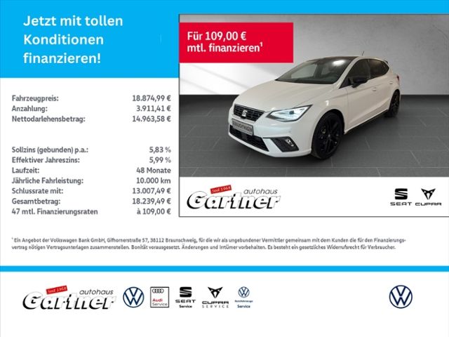Ibiza FR 1.0 TSI PANO NAVI KAMERA LED DAB KLIMA