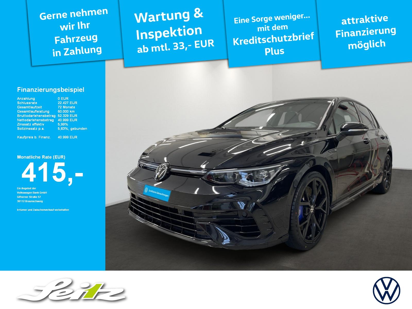 Volkswagen Golf VIII 2.0 TSI 4M R Performance *LED*KAMERA*N