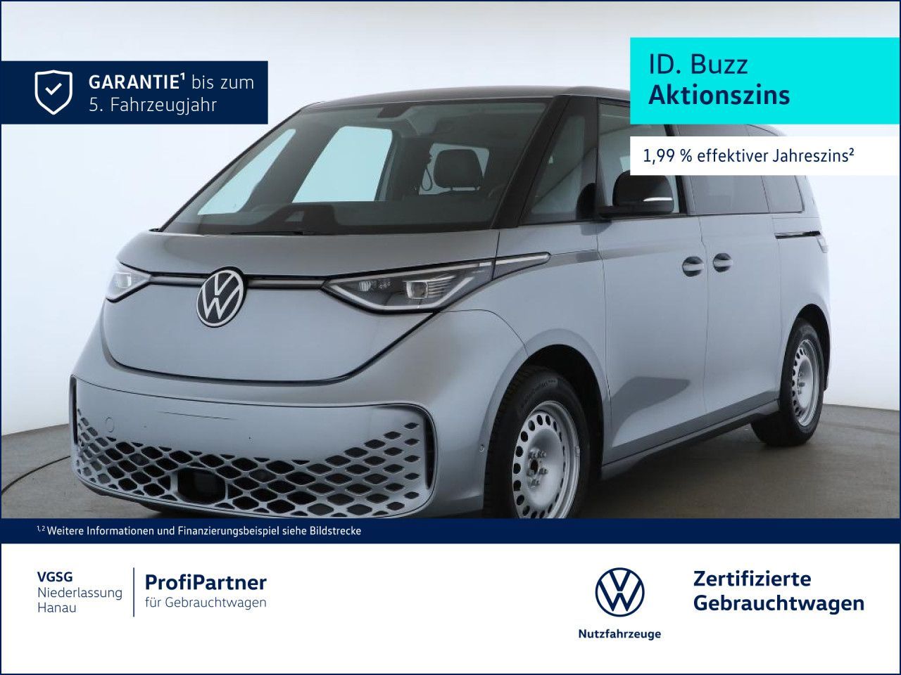 Volkswagen ID. Buzz Pure 5-Sitze AHK Navi IQ.Light ACC LED