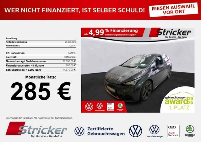 CUPRA Born 150/58 285,-ohne Anzahlung Kamera ACC