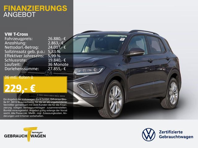 Volkswagen T-Cross 1.0 TSI DSG LIFE MATRIX LM17 SITZHZ KAME