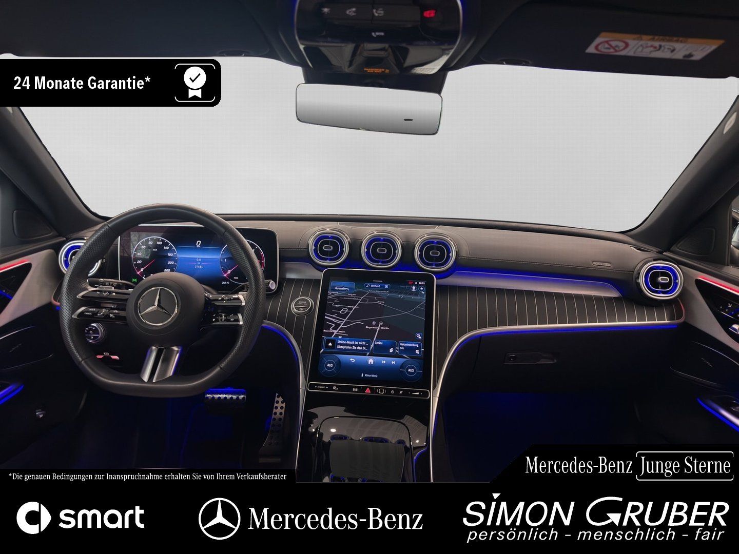 Fahrzeugabbildung Mercedes-Benz C 200 Td Edition AMG Line Memory LED 360 AHK