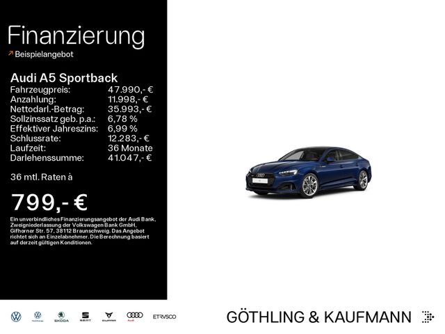 Audi A5 Sportback 45 TFSI qu Advanced S tro*Pano*Matr