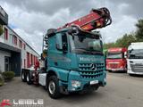 Mercedes-Benz Arocs 2653 6x4HAD*HIAB Kran*Hultdins Greifer*AP* - Abrollkipper