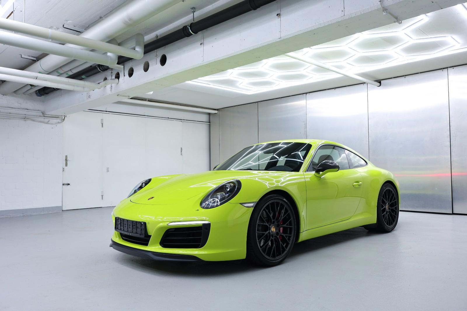 Porsche 991 Carrera S PTS Lichtgrün Lift Vollausstattung