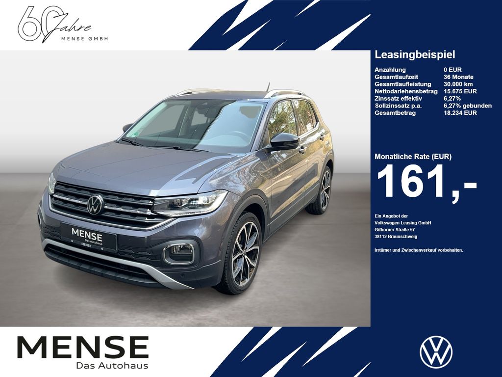 Volkswagen T-Cross 1.0 TSI Style CarPlay|AHK|ACC|LED|Navi