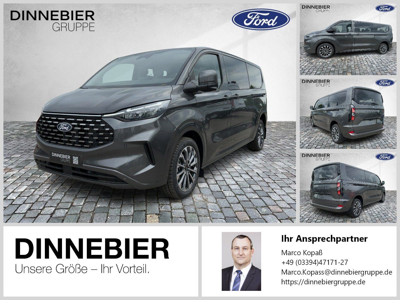 Ford Tourneo Custom Bus 320 L2 Titanium 125 kW AWD
