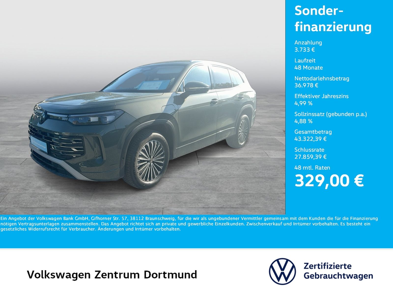 Volkswagen Tayron 1.5 HYBRID ELEGANCE 360°CAM ACC LM18 NAVI foto 1