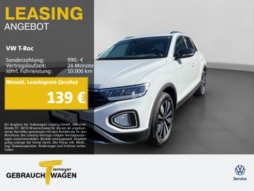 Volkswagen Leasingangebot: Volkswagen T-Roc 1.0 TSI GOAL NAVI ASSIST LED APP-CON