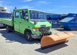 Mercedes-Benz 512 D Vario Doka 5-Sitzer Pritsche Schneepflug - Transporter/Lkw bis 7,5t Schneepflug