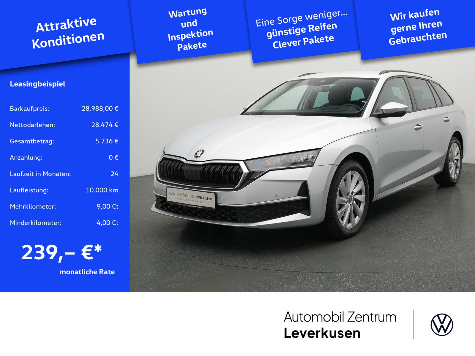 Skoda Octavia Combi Selection DSG VIRT KAM SHZ CARPLAY