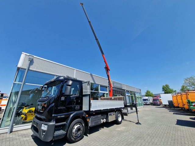 Iveco 120 E 280 Pritsche 3,7 Meter+Kran+Funk+71 TKM