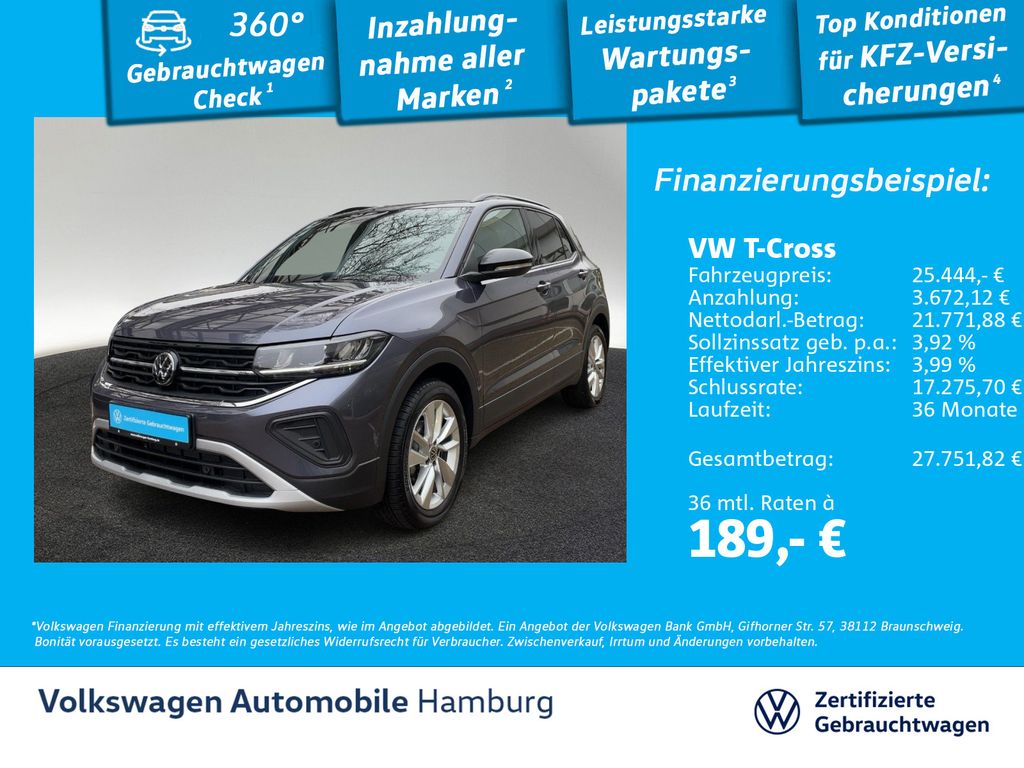 T-Cross 1.0 TSI Goal DSG AHK Navi LED Sitzhzg