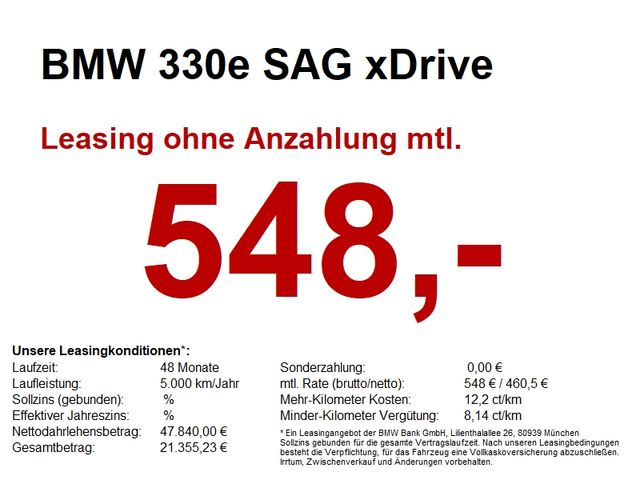 BMW 330e SAG xDrive M Sport AHK/ACC/LED+/CAM/MEMO/hk