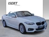 BMW 220i Cabrio M Sport A. +PDC+KLIMA+SHZ - weiße BMW 220