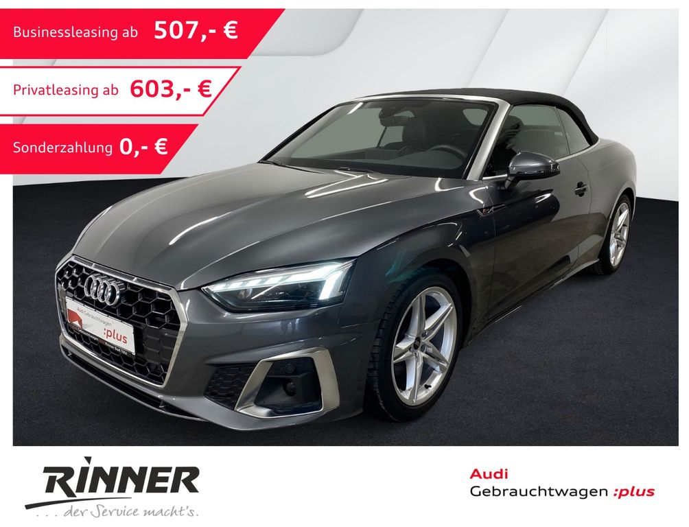 Abbildung Leasingangebot Audi A5 Cabriolet 35 TFSI 2xS line+Matrix+Navi+Lane