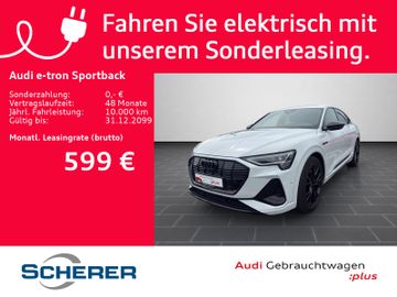 Audi Leasingangebot: Audi e-tron Sportback 55 e-tron S line black edition