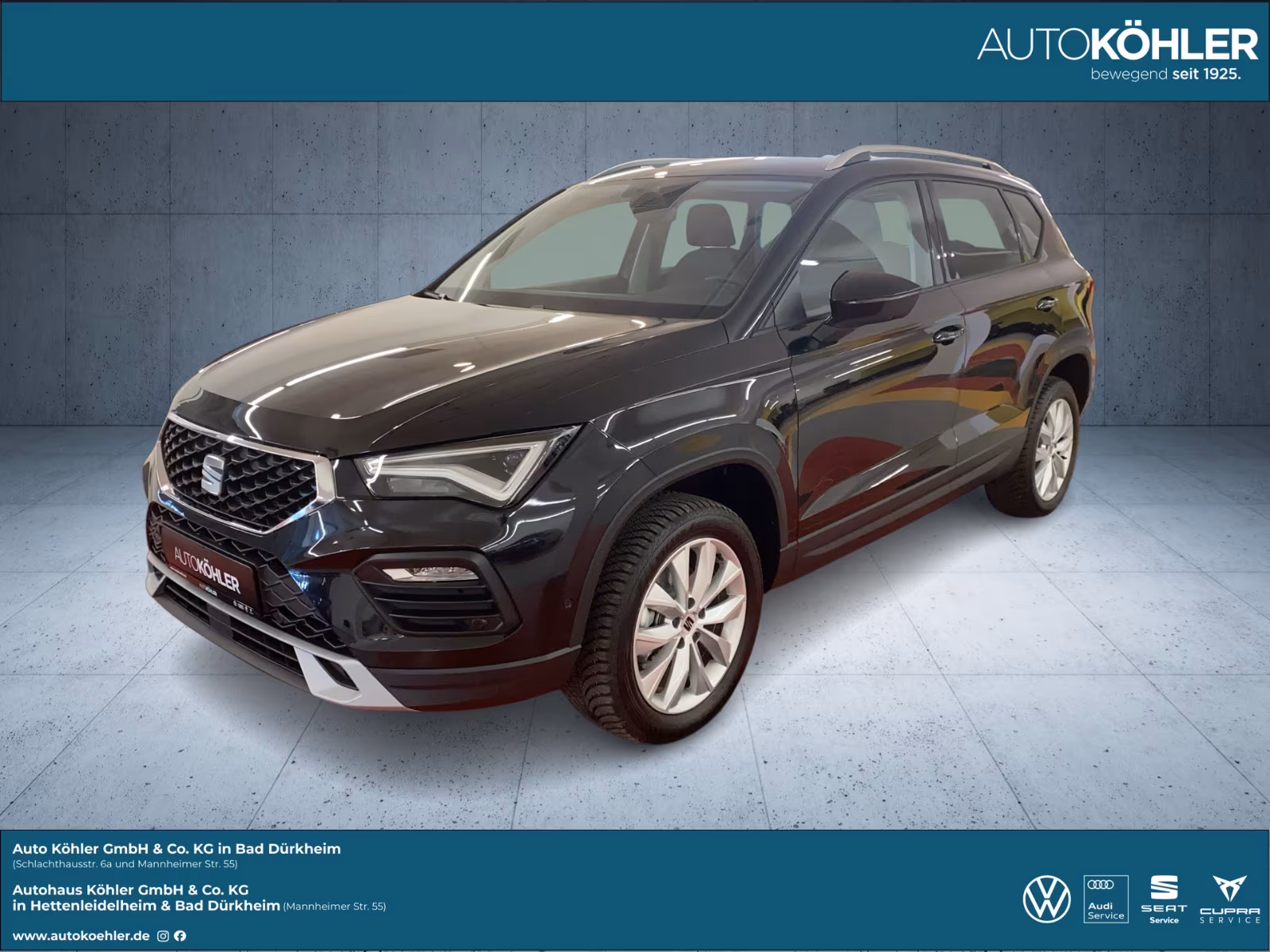 Seat Ateca Style - LED - ACC - Kamera - AHK - eKlappe