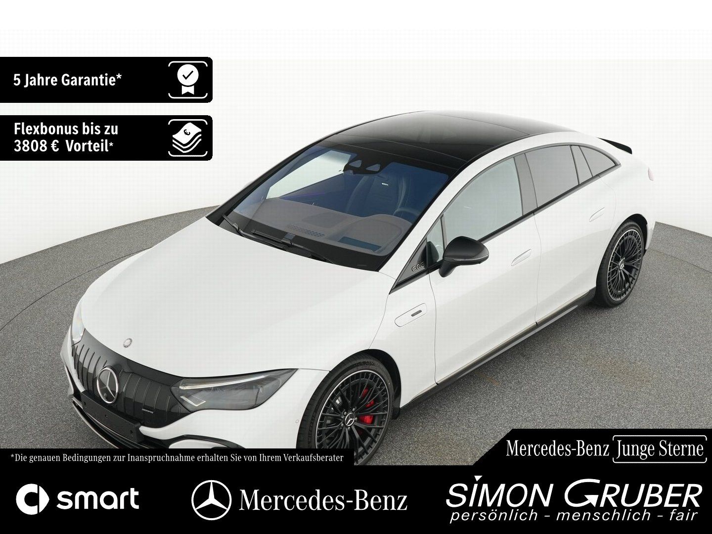 Fahrzeugabbildung Mercedes-Benz EQE 43 4M AMG NightII Carbon Airmatic HUD Hyper