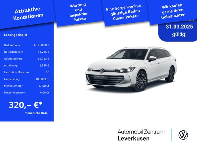 Volkswagen Passat Elegance eHybrid ACC KAM NAVI VIRT MATRIX