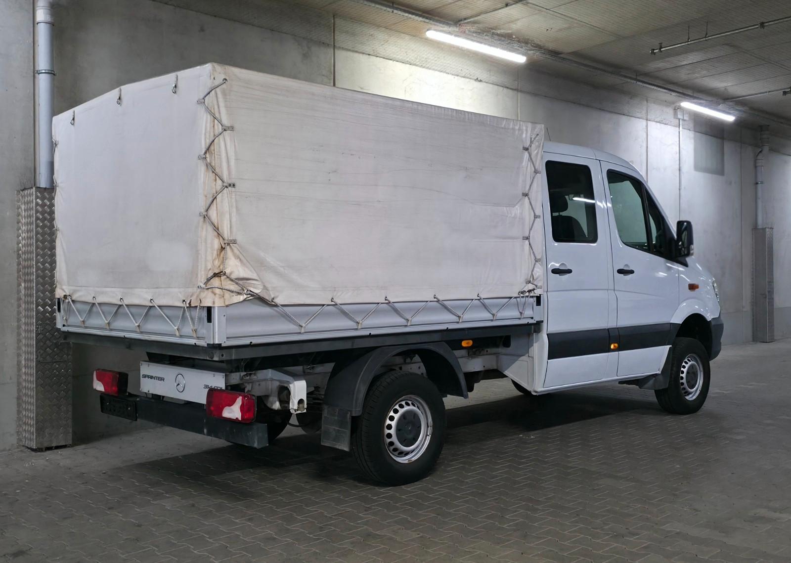 Mercedes-Benz Sprinter 314 Pritsche DoKa 4x4 Klima