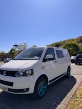 Volkswagen T5 Camper selbstausbau womo Zulassung  - weiße Volkswagen T5 California