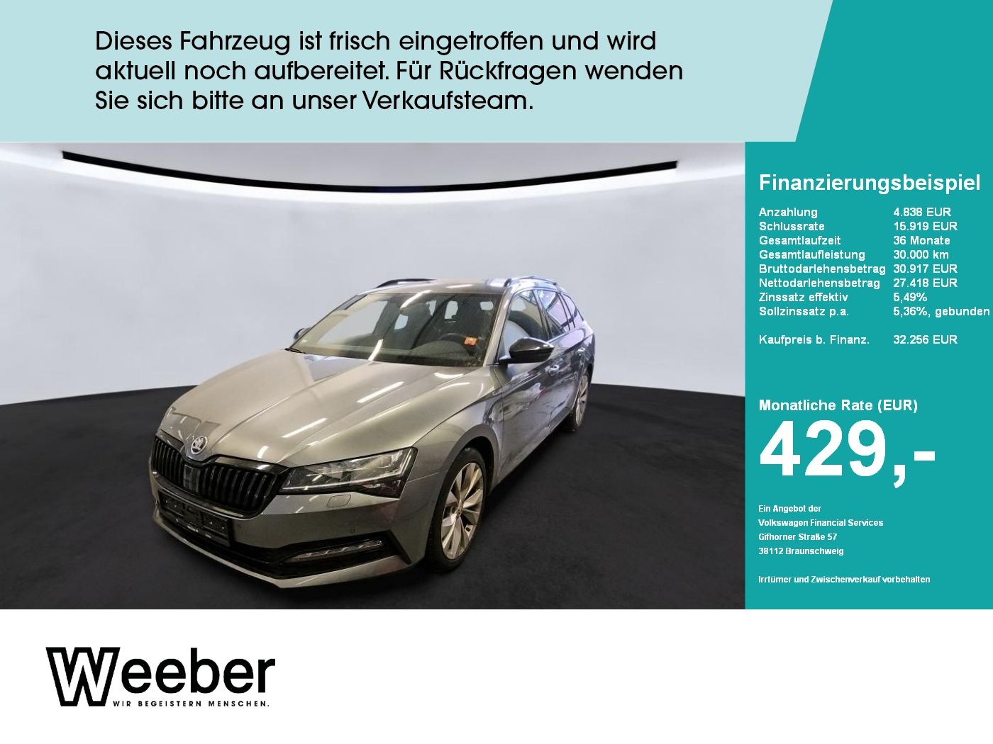 Skoda Superb Combi *SPORTLINE*AHK*PANO*STANDH.*KAMERA*