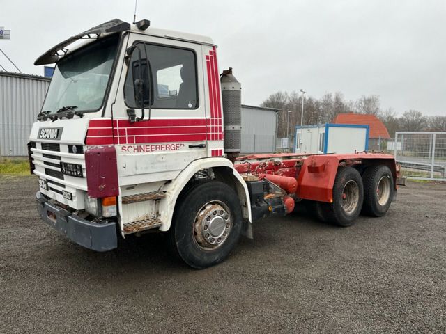 Scania P93 6x4 full spring manual chassis