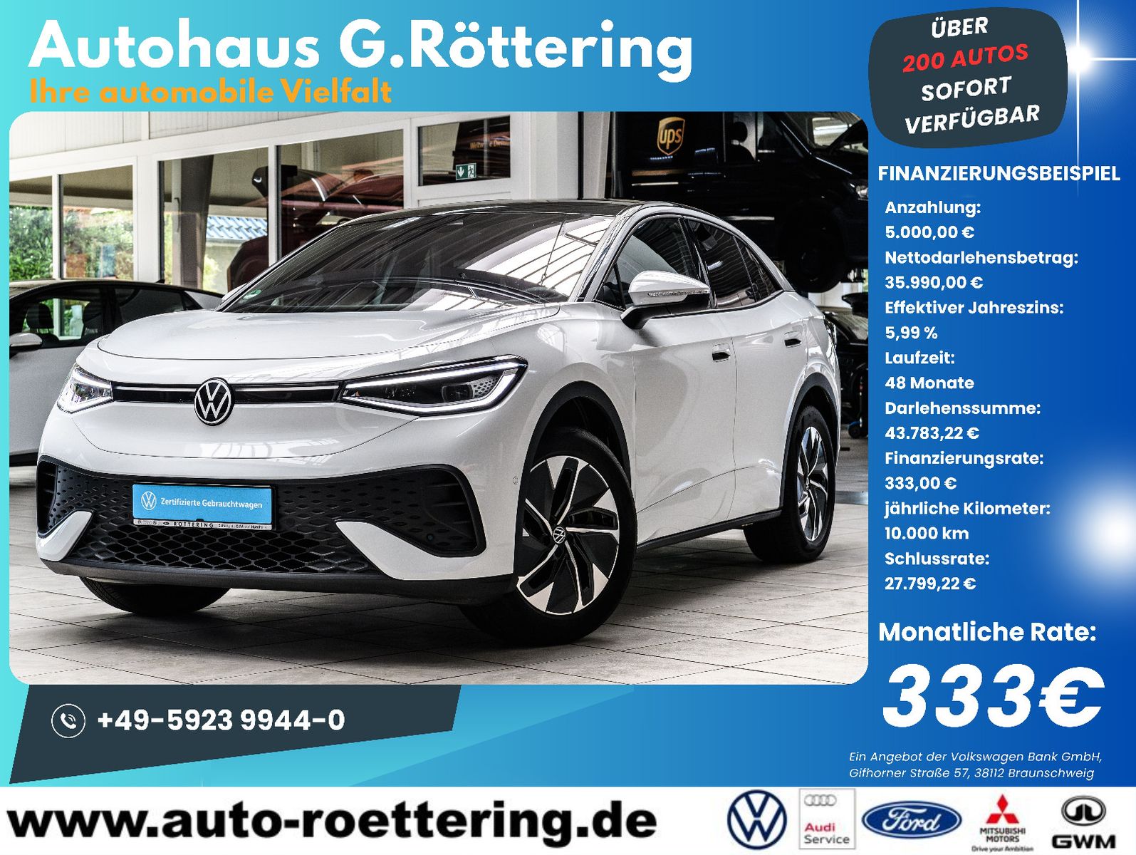 VW ID.5 Pro IQ-LED+AHK+WÄPU+KAMERA+KEYLESS+5 J.GAR.