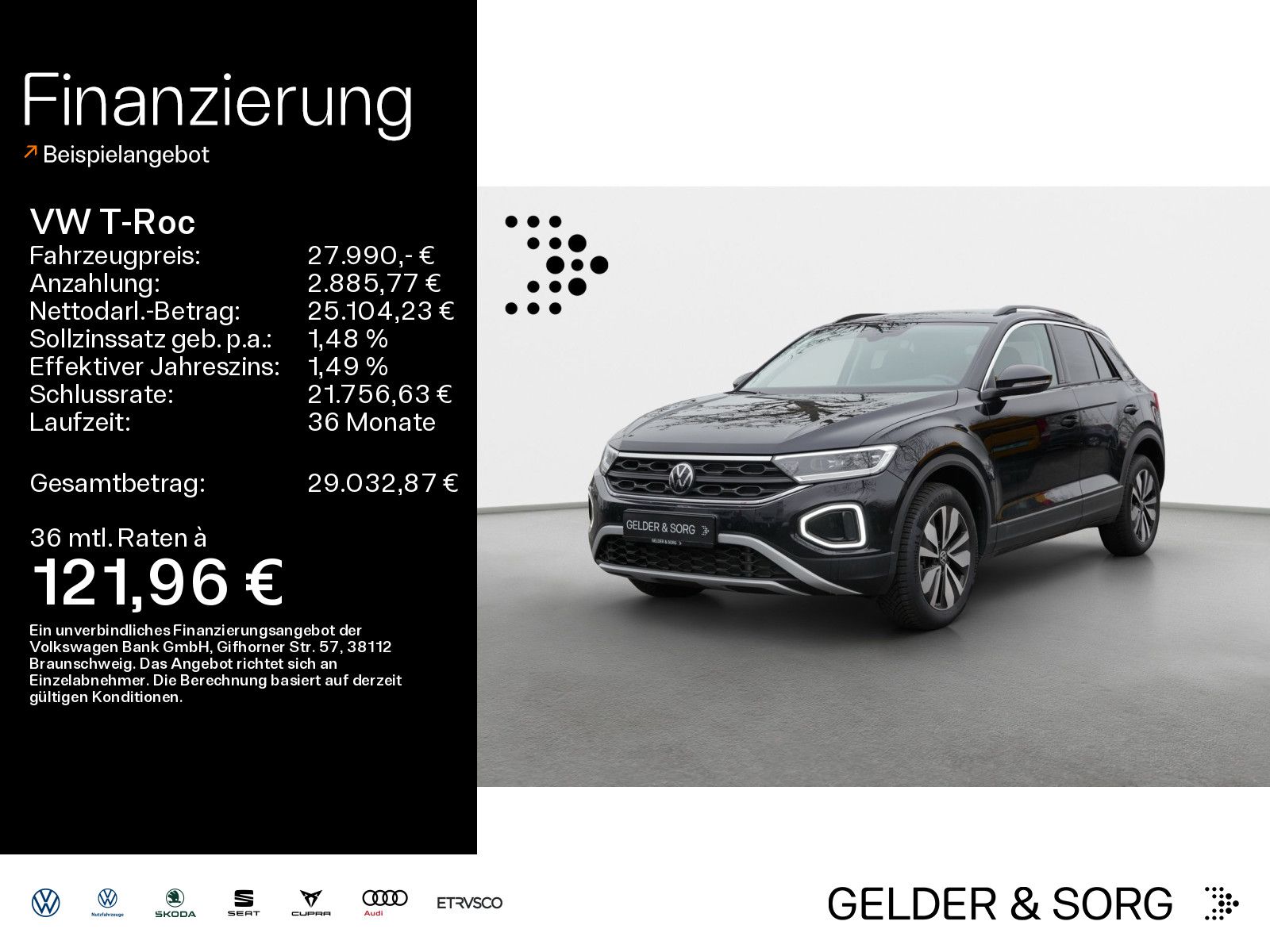 Volkswagen T-Roc 2.0 TDI Goal AHK*RFK*ACC*Travel*Lane*Light