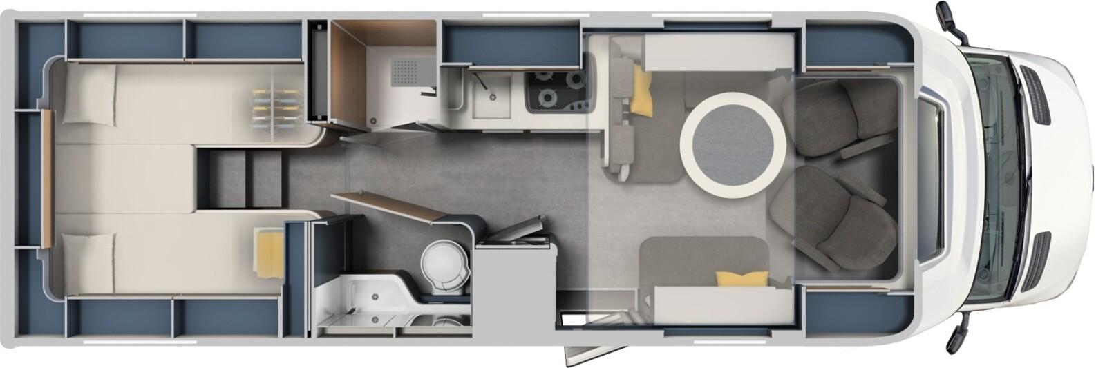 Laika Kreos MB L 5009 MB ARCTIC 2xTV Klima Lithium