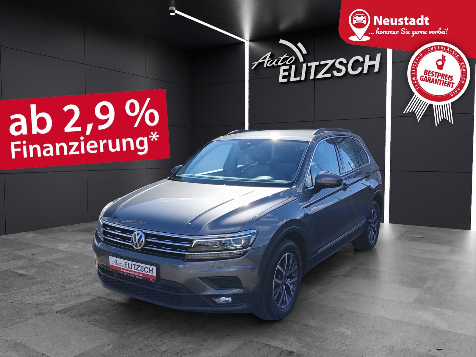 Fahrzeugabbildung Volkswagen Tiguan TDI Comfortline LED AHK Navi HUD ACC PDC