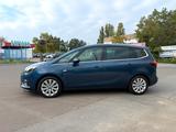 Opel Zafira Tourer C 1.4 Turbo Automatik (7xSITZER) - mit Benzin-Antrieb: Blau, Teilleder