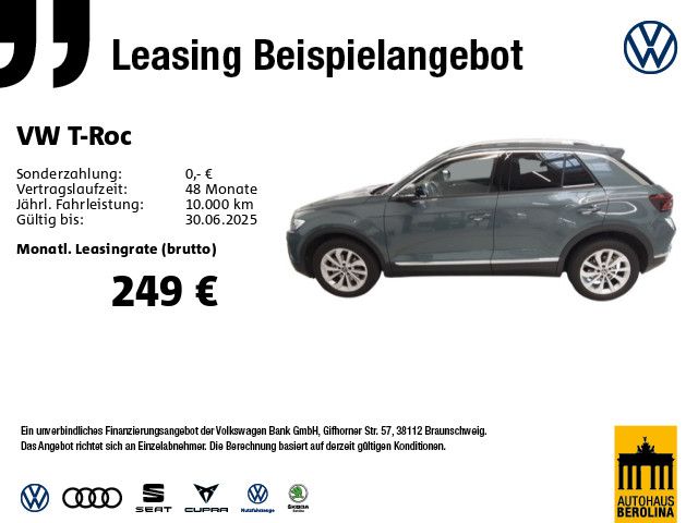 VW T-Roc 1.5 TSI Style DSG *MATRIX*NAVI*R-CAM*