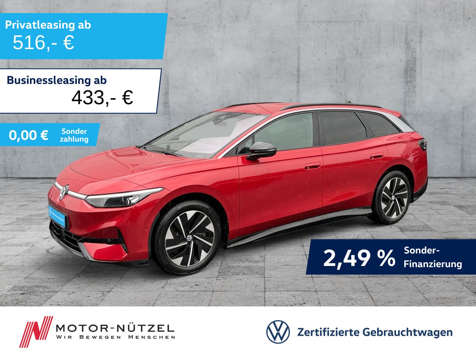 Volkswagen ID.7 Tourer PRO MATRIX NAV AHK ACC WäPu HuD 360° foto 1