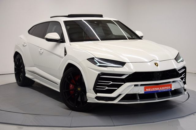 Lamborghini Urus Panorama ACC Sitzlüftung HuD rotes Leder TV