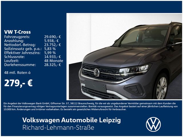 Volkswagen T-Cross GOAL  1.0 l TSI 85 kW DSG*RFK*NAVI