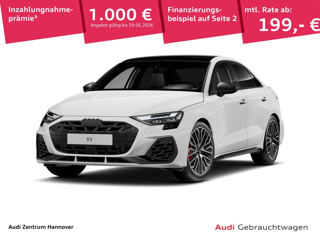Audi S3 Limousine 2.0 TFSI Pano SONOS Kamera Navi LED