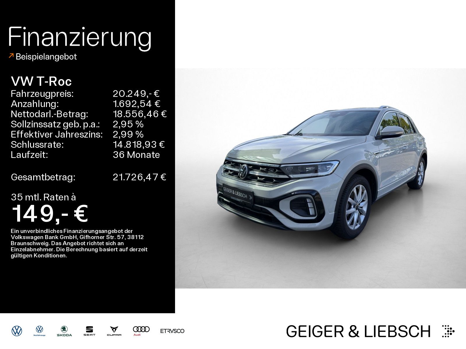 Volkswagen T-Roc 1.0 TSI R-LINE*LED*KAMERA*PDC*SHZ*NAVI*KLI
