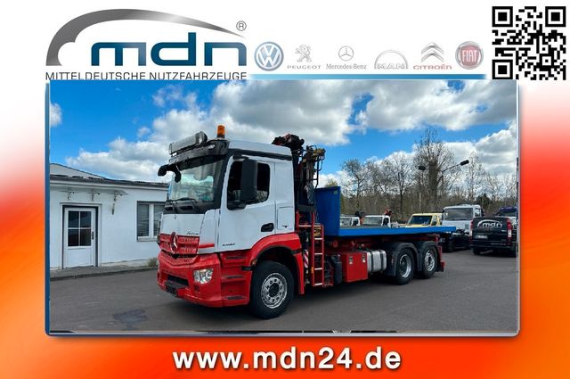 Mercedes-Benz Arocs 2532 Pritsche KRAN FUNK lift/lenk