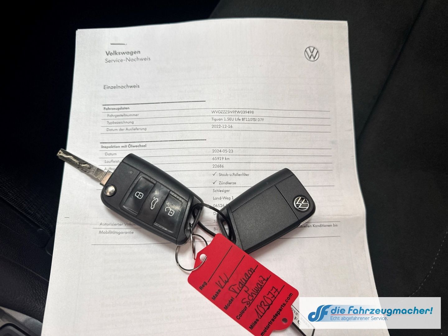 Fahrzeugabbildung Volkswagen Tiguan Life 1.5 TSI BMT Start-Stopp EU6d AHK-kla