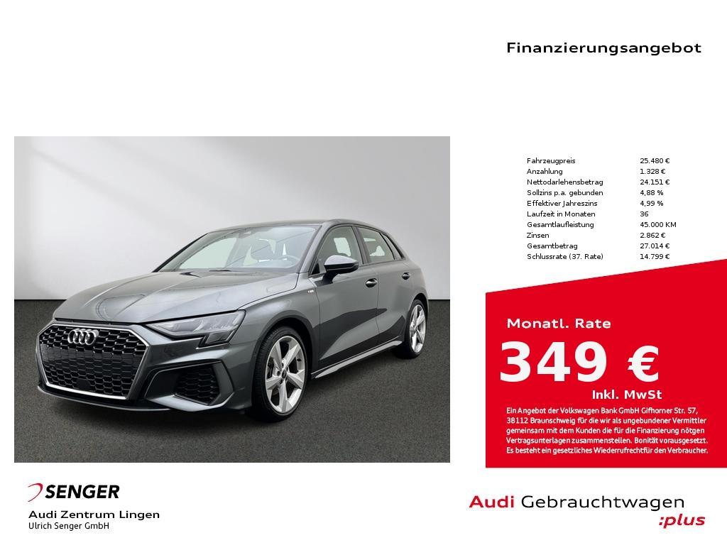 Audi A3 Sportback Sline 35TDI Audi connec MMI LED HUD
