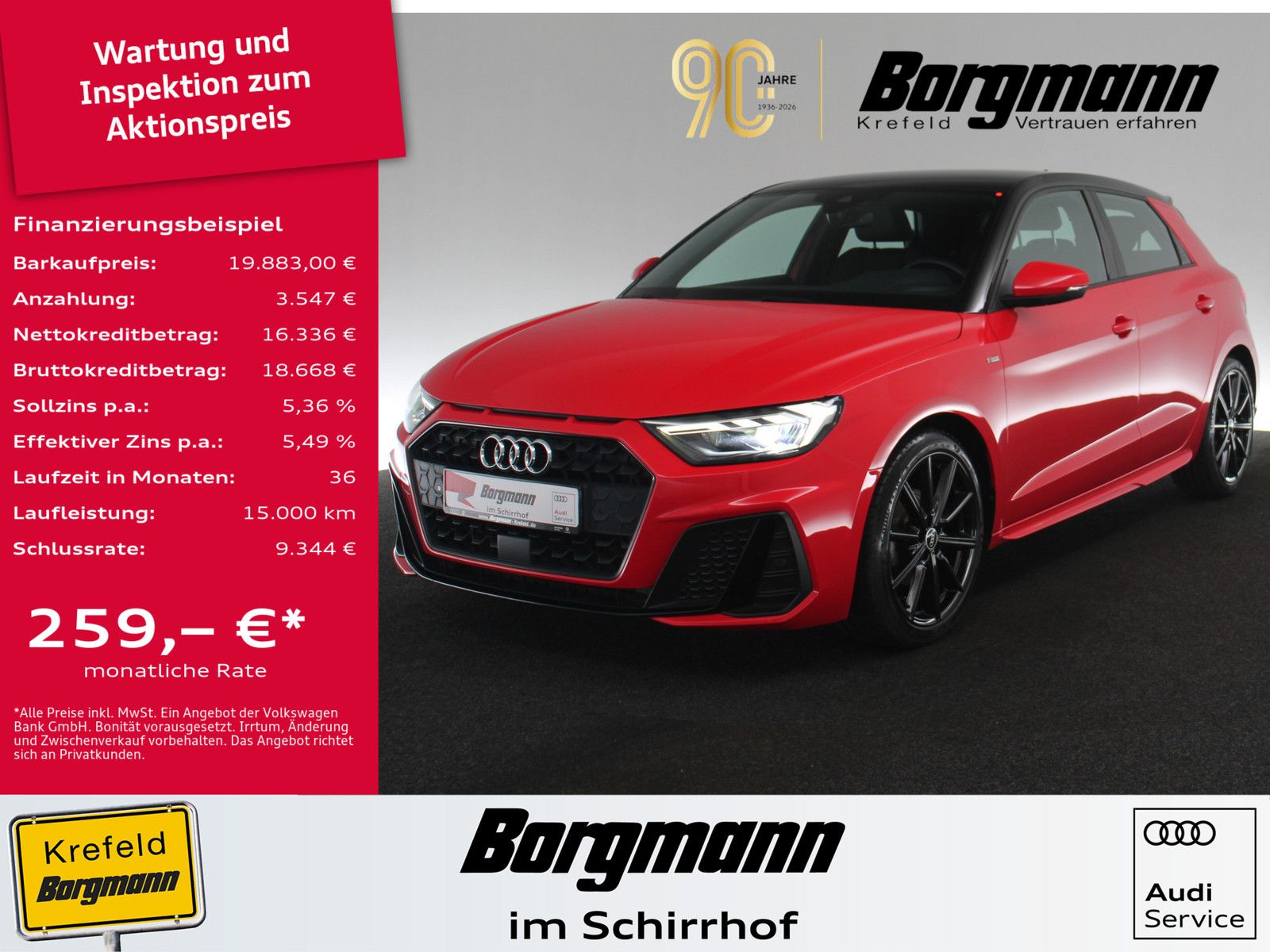 AUDI A1 Sportback 30 TFSI S line LED SHZ PDC KLIMA