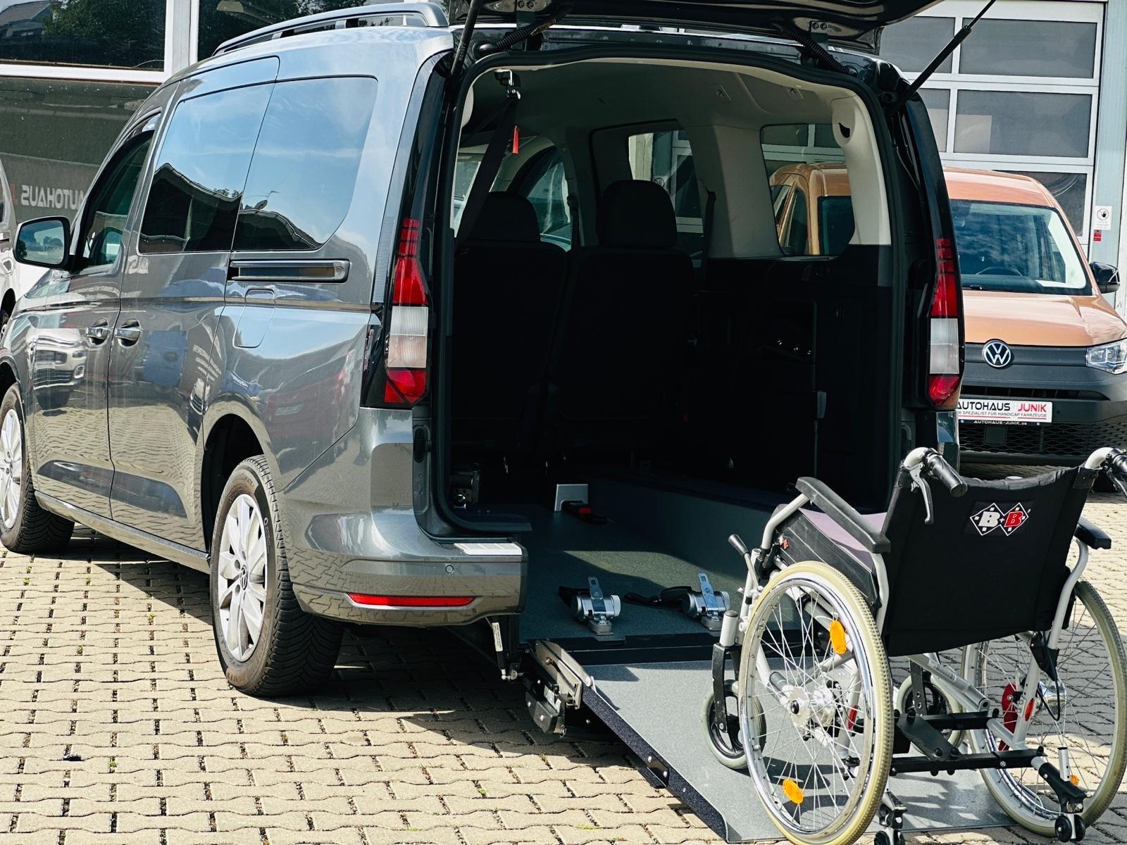 Volkswagen Caddy Life Maxi Behindertengerecht-Rampe