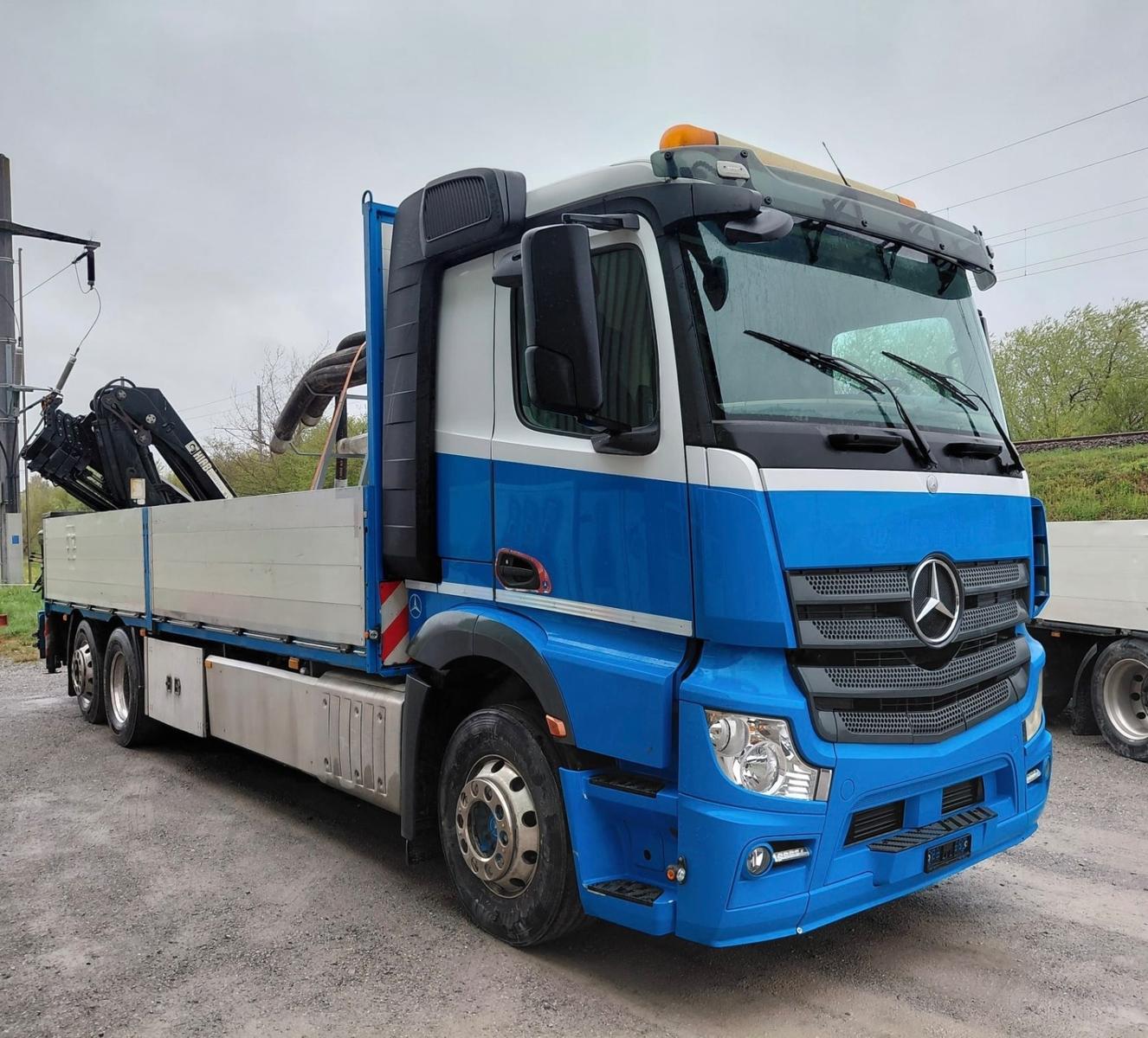 Mercedes-Benz Actros 2545 6x2,E6,Hiab 211E-5 Hiduo, 14m