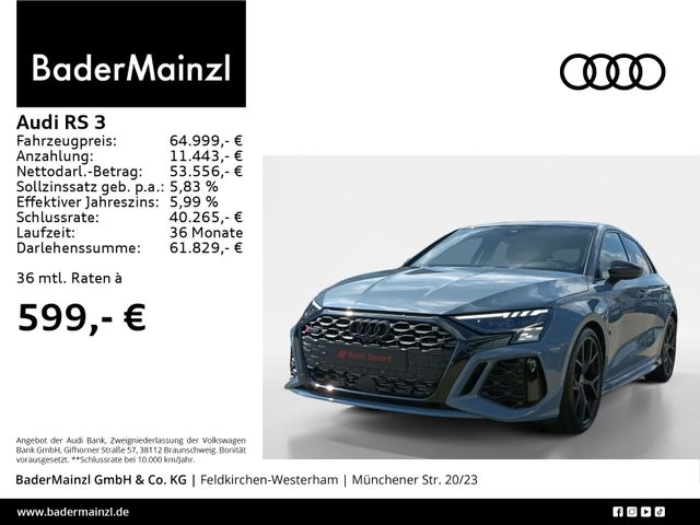 Audi RS 3 Sportback S tronic, RS-Abgas,Viritual,HeadU