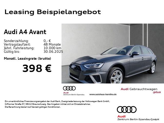 AUDI A4 Avant 35 TFSI S line S tr. *MATRIX*Virt.C+*