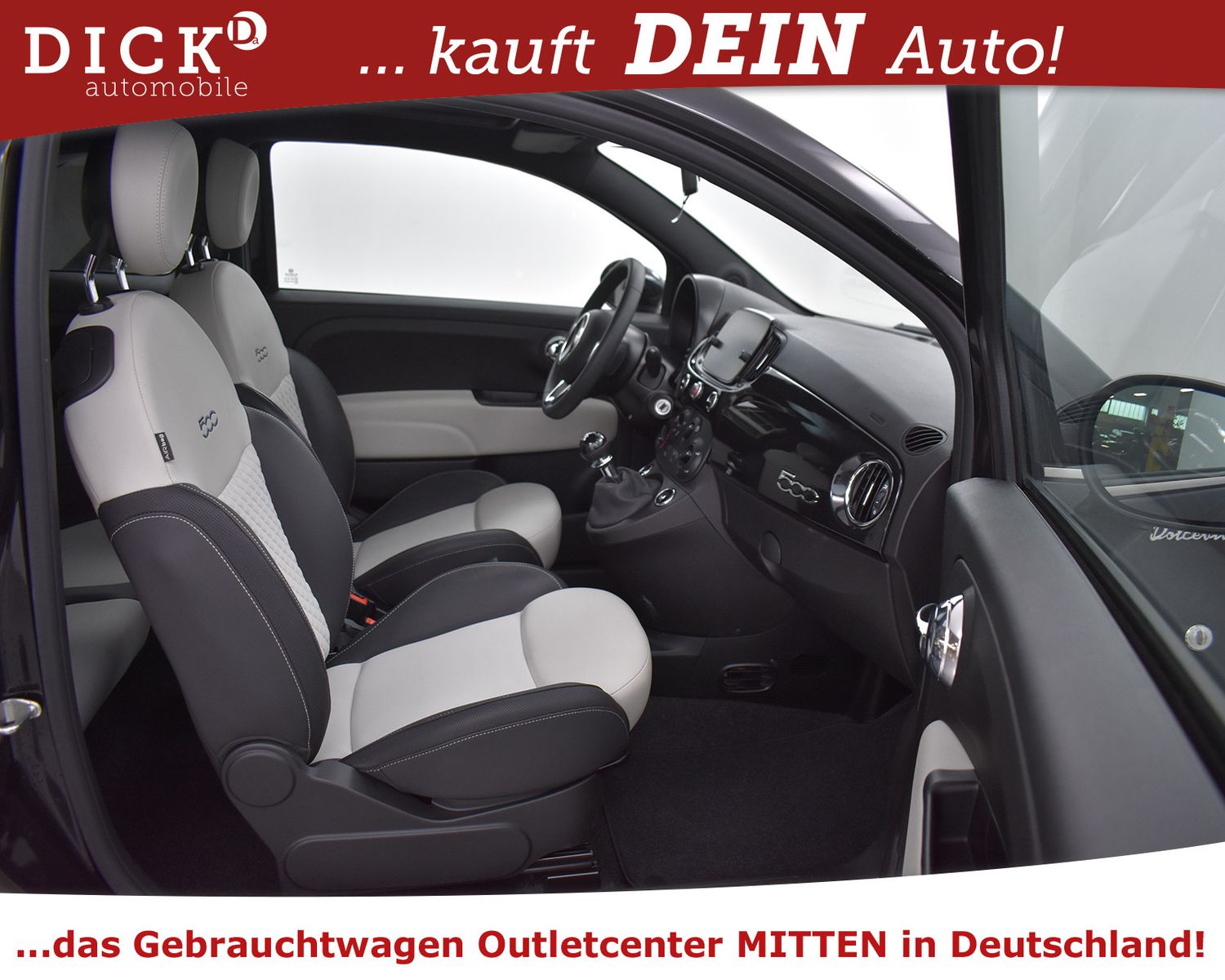 FIAT 500 Dolcevita LEDER+NAVI+DAB+PDC+PANO+APPLE+MFL - Image 11