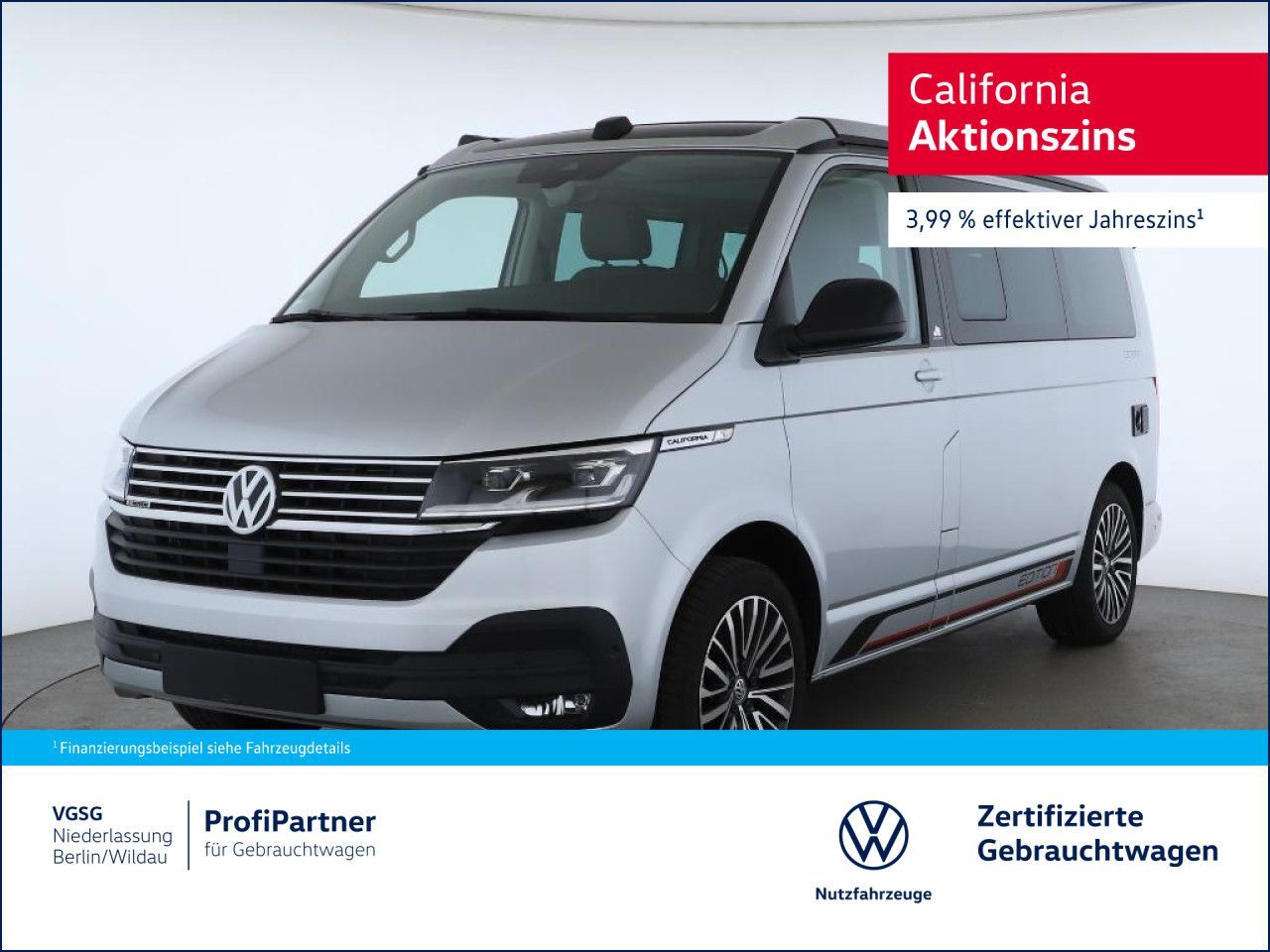 Volkswagen T6.1 California Ocean 4Motion AHK Tempomat Navi